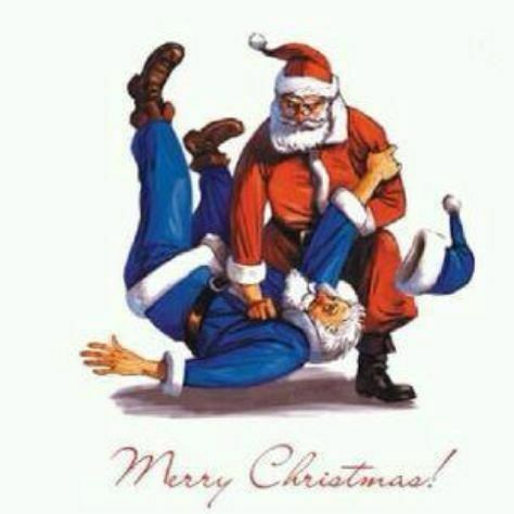 Visite du Père au Noel au judo