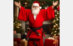 Visite du père noël au judo
